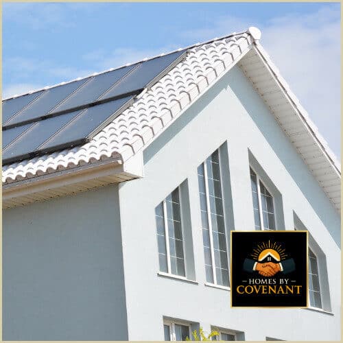 Energy-efficient modular home window with insulated frames and low-E glazing.